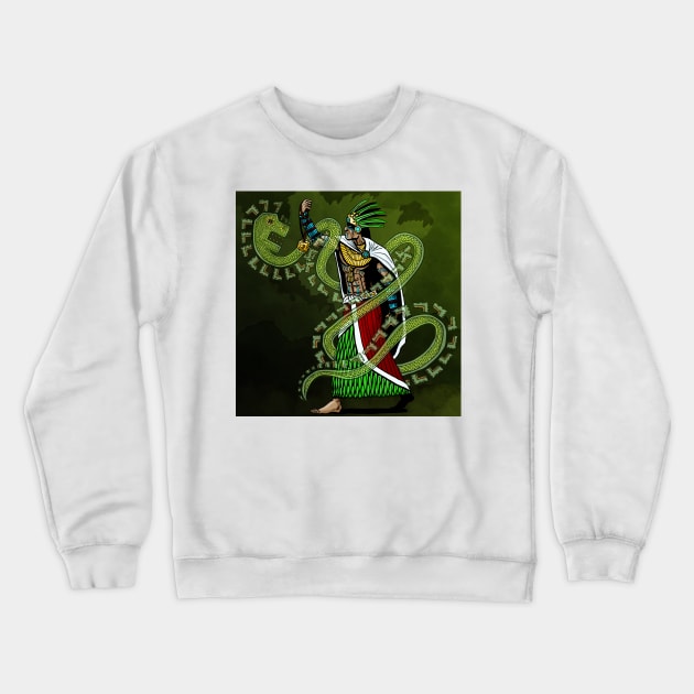 Zanico, Priest of the Great Feathered Serpent Crewneck Sweatshirt by Dungeonmusings